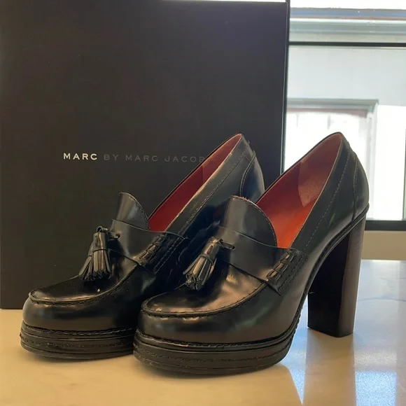 marc jacobs loafer heels